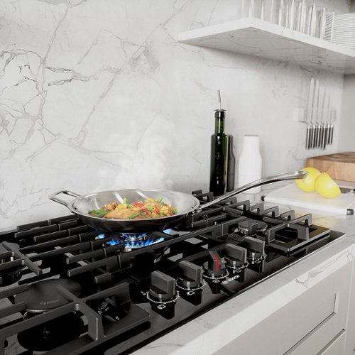Bosch - 800 Series 30" Built-In Gas Cooktop with 5 burners with FlameSelect and LP Conversion - Black Stainless Steel