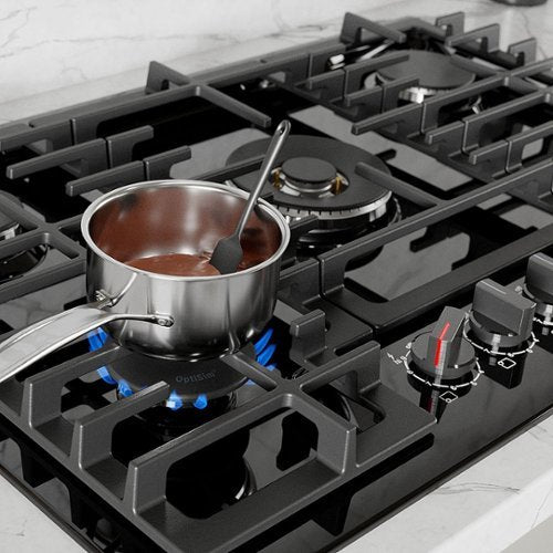 Bosch - 800 Series 30" Built-In Gas Cooktop with 5 burners with FlameSelect and LP Conversion - Black Stainless Steel