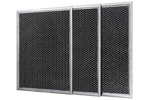 Samsung - Replacement Charcoal Filter Kit 3 Pack for 5 Series Range Hoods - Silver