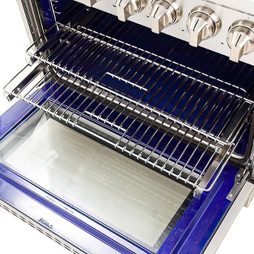 Forno Appliances - 30 in. Wide 5 Burner Massimo 4.32 Cu. Ft. Freestanding Dual Fuel Range - Stainless Steel