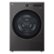 LG - 7.8 Cu. Ft. Stackable Smart Electric Dryer with Ventless Heat Pump Technology - Black Steel