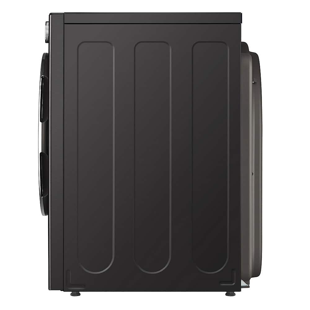 LG - 7.8 Cu. Ft. Stackable Smart Electric Dryer with Ventless Heat Pump Technology - Black Steel