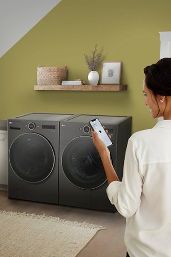 LG - 7.8 Cu. Ft. Stackable Smart Electric Dryer with Ventless Heat Pump Technology - Black Steel