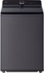 LG - 5.5 Cu. Ft. High Efficiency Smart Top Load Washer with EasyUnload - Matte Black