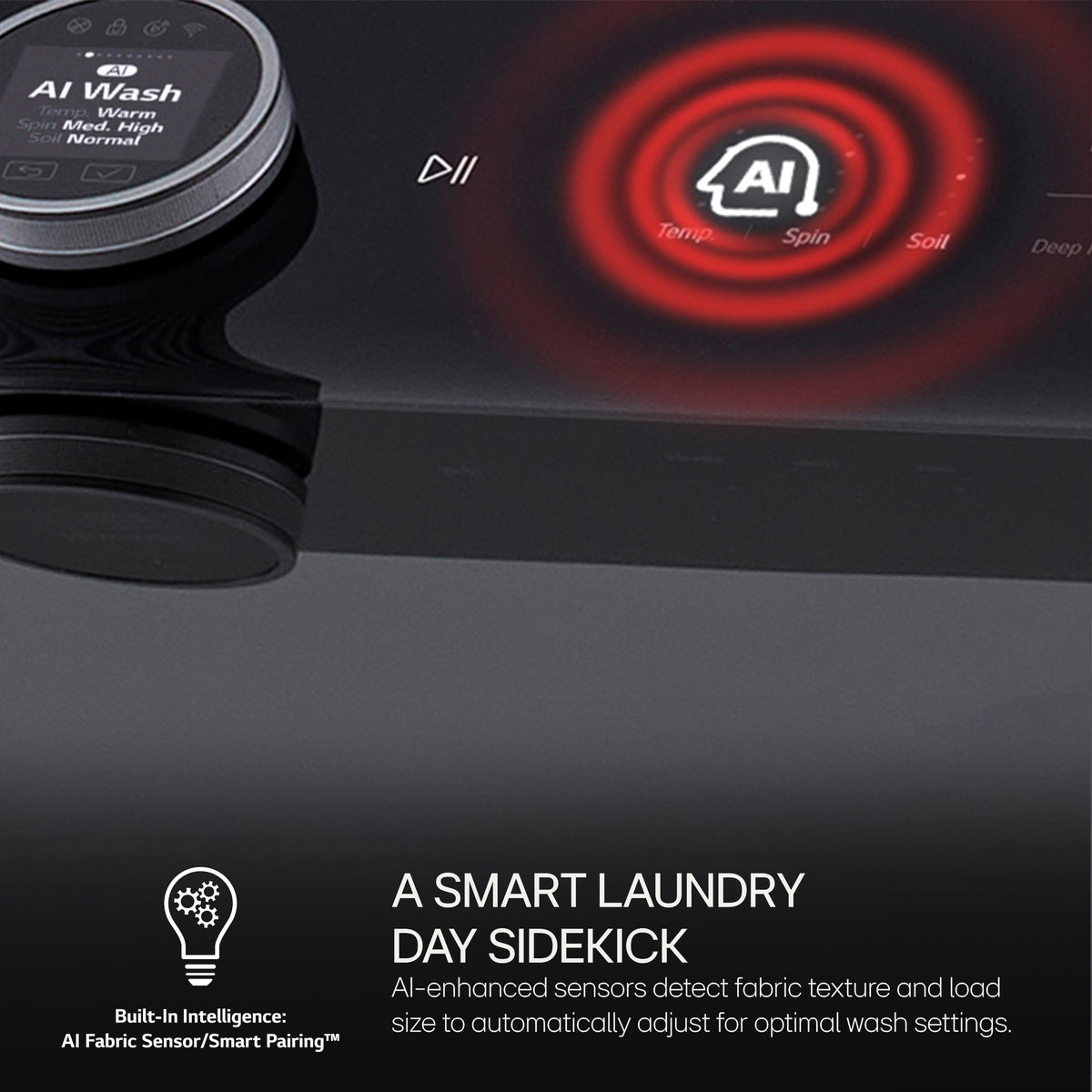 LG - 5.5 Cu. Ft. High Efficiency Smart Top Load Washer with EasyUnload - Matte Black