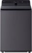 LG - 5.5 Cu. Ft. High Efficiency Smart Top Load Washer with EasyUnload - Matte Black