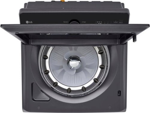 LG - 5.3 Cu. Ft. High Efficiency Smart Top Load Washer with TurboWash3D Technology - Matte Black
