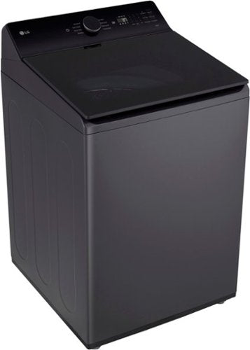 LG - 5.3 Cu. Ft. High Efficiency Smart Top Load Washer with TurboWash3D Technology - Matte Black