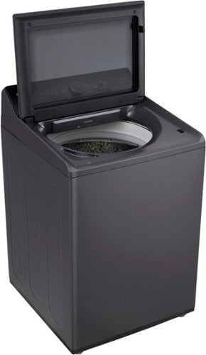 LG - 5.3 Cu. Ft. High Efficiency Smart Top Load Washer with TurboWash3D Technology - Matte Black