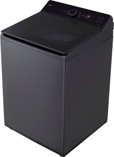 LG - 5.3 Cu. Ft. High Efficiency Smart Top Load Washer with TurboWash3D Technology - Matte Black