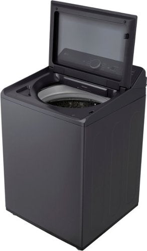 LG - 5.3 Cu. Ft. High Efficiency Smart Top Load Washer with TurboWash3D Technology - Matte Black