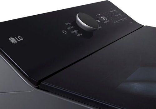 LG - 5.3 Cu. Ft. High Efficiency Smart Top Load Washer with TurboWash3D Technology - Matte Black