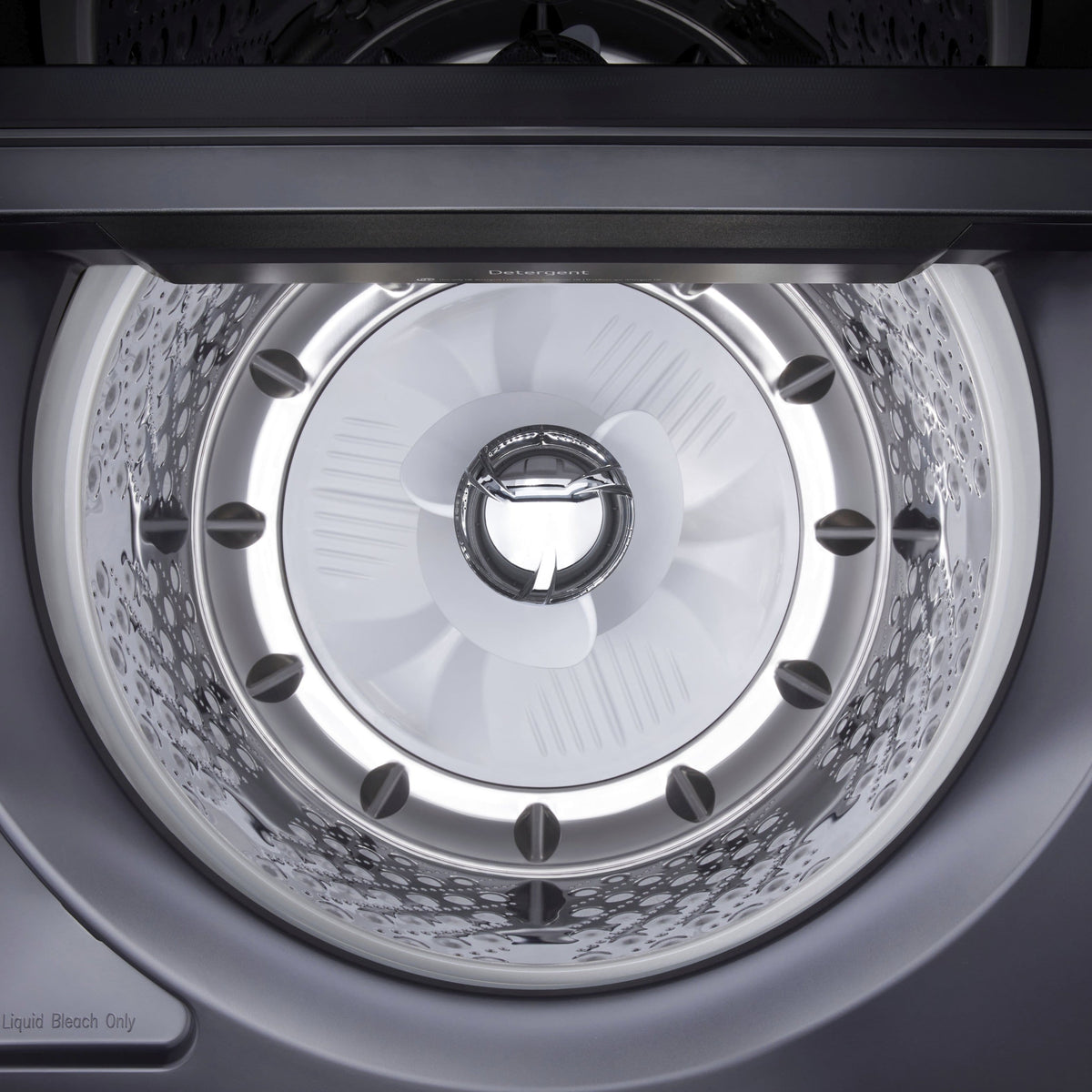 LG - 5.3 Cu. Ft. High Efficiency Smart Top Load Washer with TurboWash3D Technology - Matte Black