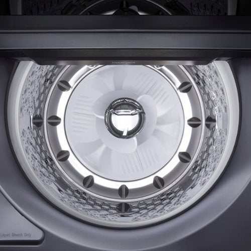 LG - 5.3 Cu. Ft. High Efficiency Smart Top Load Washer with TurboWash3D Technology - Matte Black