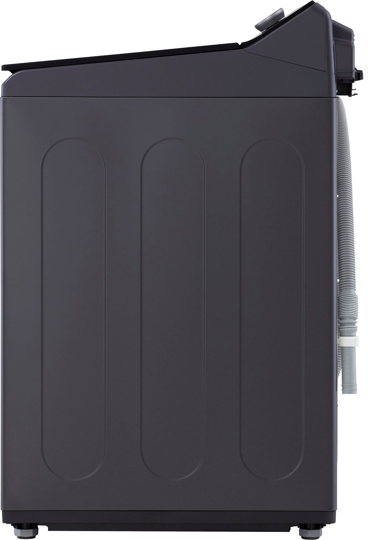 LG - 5.3 Cu. Ft. High Efficiency Smart Top Load Washer with TurboWash3D Technology - Matte Black