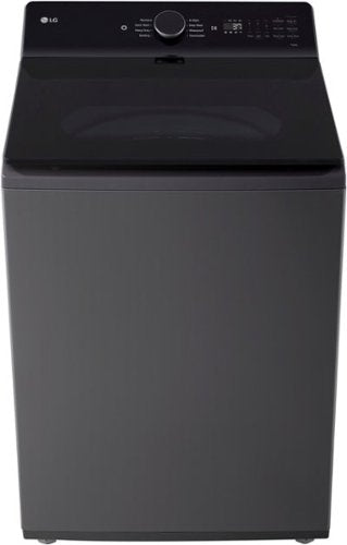 LG - 5.3 Cu. Ft. High Efficiency Smart Top Load Washer with TurboWash3D Technology - Matte Black