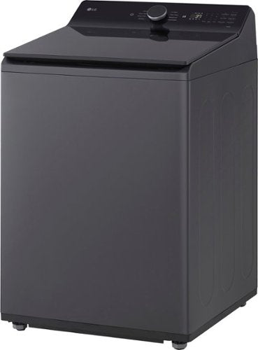 LG - 5.3 Cu. Ft. High Efficiency Smart Top Load Washer with TurboWash3D Technology - Matte Black