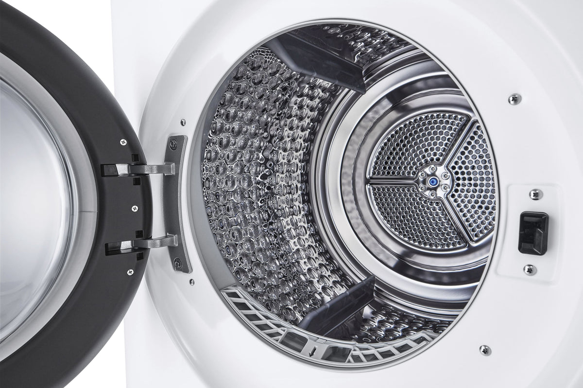 LG - 2.4 Cu. Ft. HE Smart Front Load Washer and 4.2 Cu. Ft. Electric Dryer WashTower wSteam and Ventless Heat Pump Technology - White