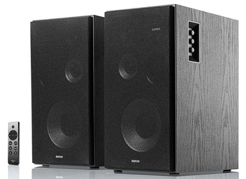 Edifier - R2850DB Active Bookshelf Speakers, Computer Speakers - Bluetooth and Optical Input - 2.0 Studio Monitor Speaker - Black
