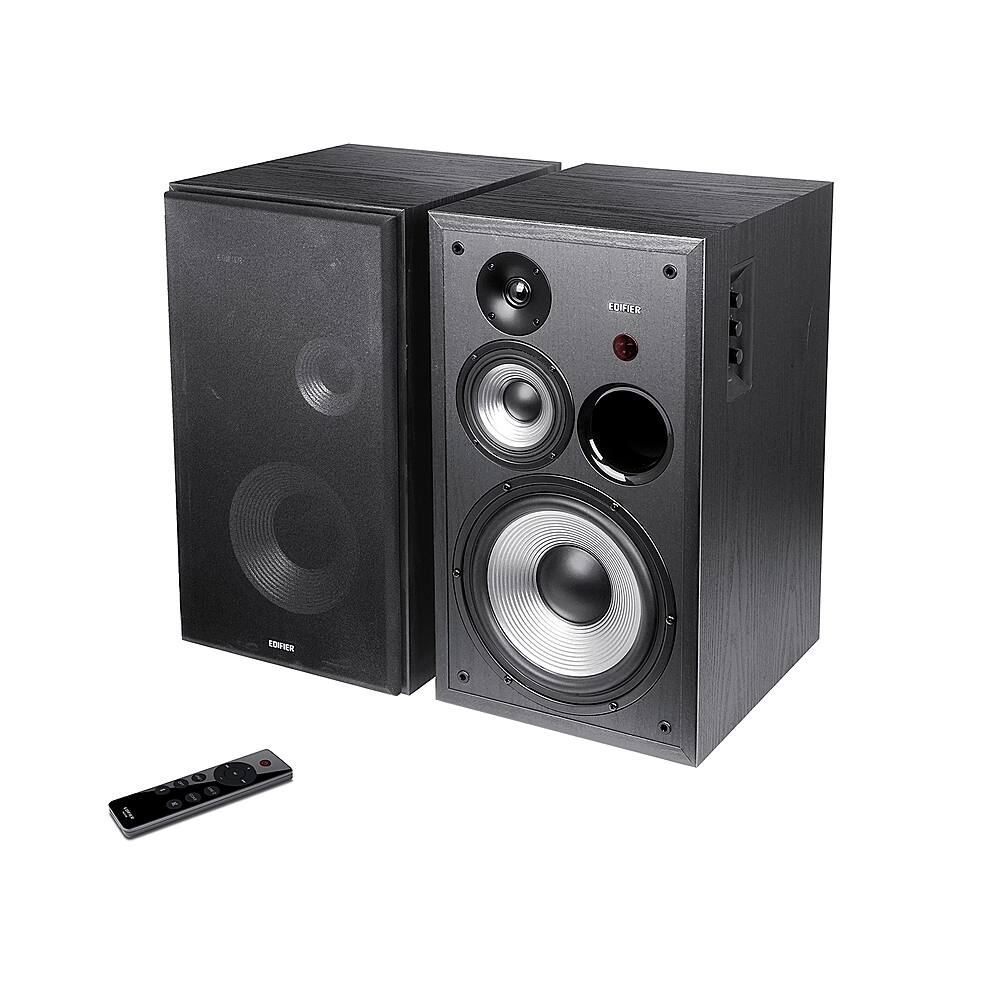Edifier - R2850DB Active Bookshelf Speakers, Computer Speakers - Bluetooth and Optical Input - 2.0 Studio Monitor Speaker - Black