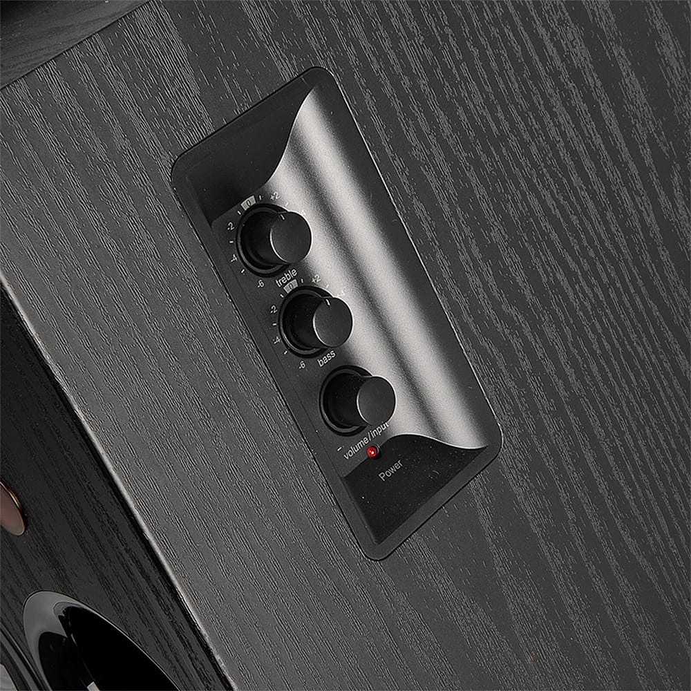 Edifier - R2850DB Active Bookshelf Speakers, Computer Speakers - Bluetooth and Optical Input - 2.0 Studio Monitor Speaker - Black