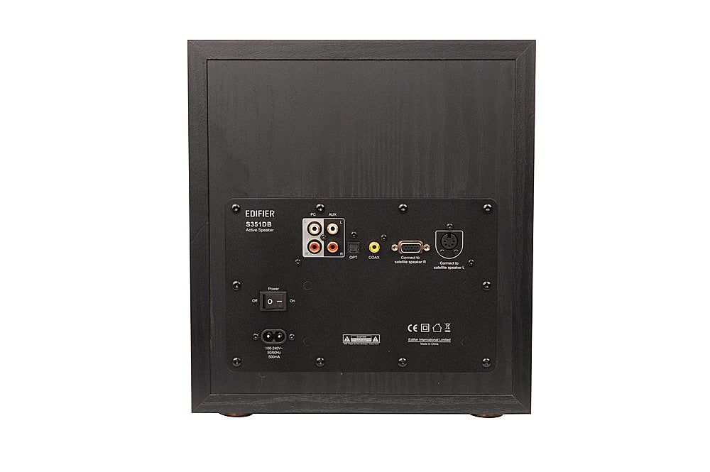 Edifier - S351DB 2.1 Bluetooth Multimedia Speaker System (3-Piece) - Black