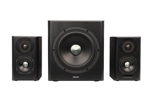 Edifier - S351DB 2.1 Bluetooth Multimedia Speaker System (3-Piece) - Black
