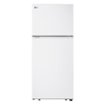 LG - 30-in Wide 17.5 Cu. Ft. Garage Ready Top Freezer Refrigerator with Reversible Doors - White