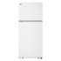 LG - 30-in Wide 17.5 Cu. Ft. Garage Ready Top Freezer Refrigerator with Reversible Doors - White