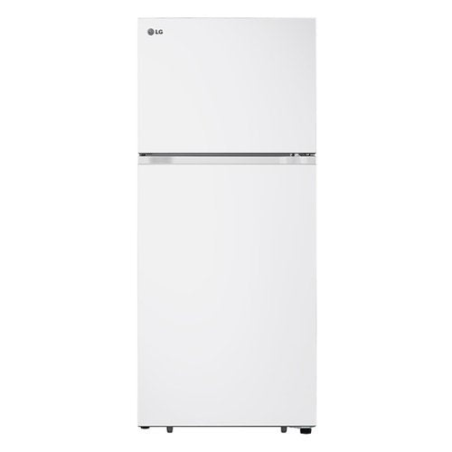 LG - 30-in Wide 17.5 Cu. Ft. Garage Ready Top Freezer Refrigerator with Reversible Doors - White