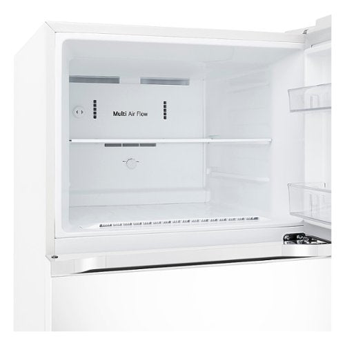LG - 30-in Wide 17.5 Cu. Ft. Garage Ready Top Freezer Refrigerator with Reversible Doors - White