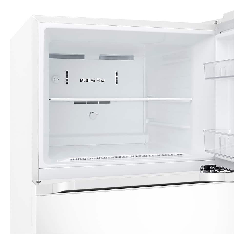 LG - 30-in Wide 17.5 Cu. Ft. Garage Ready Top Freezer Refrigerator with Reversible Doors - White