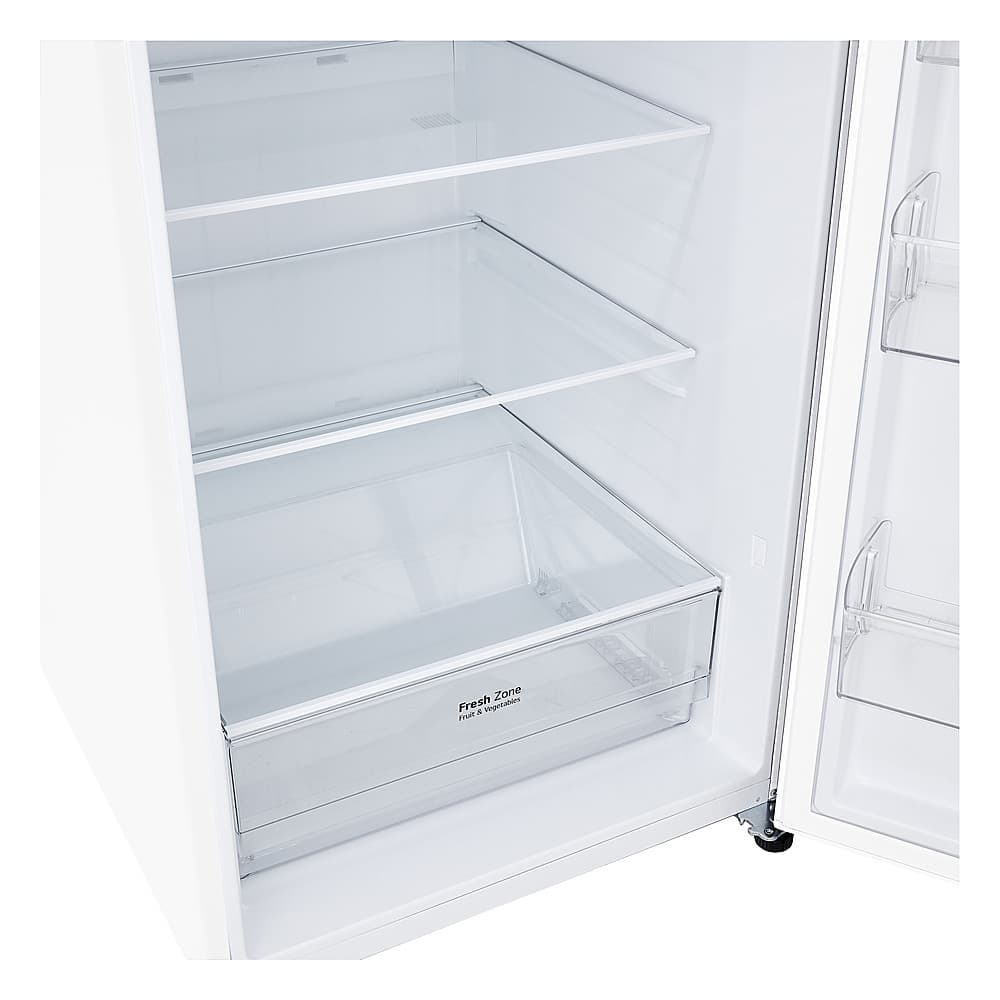 LG - 30-in Wide 17.5 Cu. Ft. Garage Ready Top Freezer Refrigerator with Reversible Doors - White