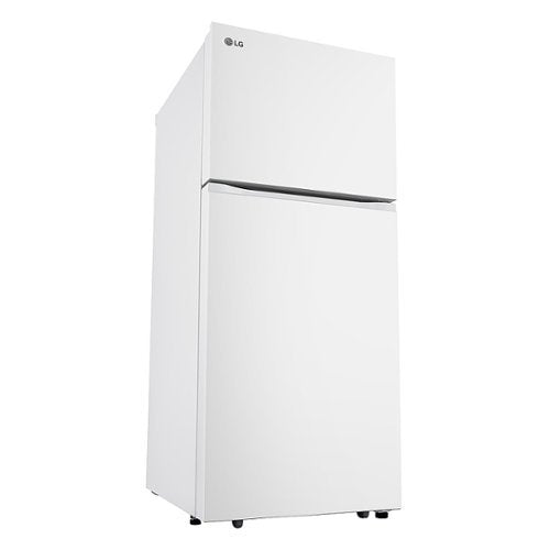 LG - 30-in Wide 17.5 Cu. Ft. Garage Ready Top Freezer Refrigerator with Reversible Doors - White