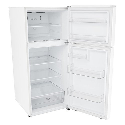 LG - 30-in Wide 17.5 Cu. Ft. Garage Ready Top Freezer Refrigerator with Reversible Doors - White