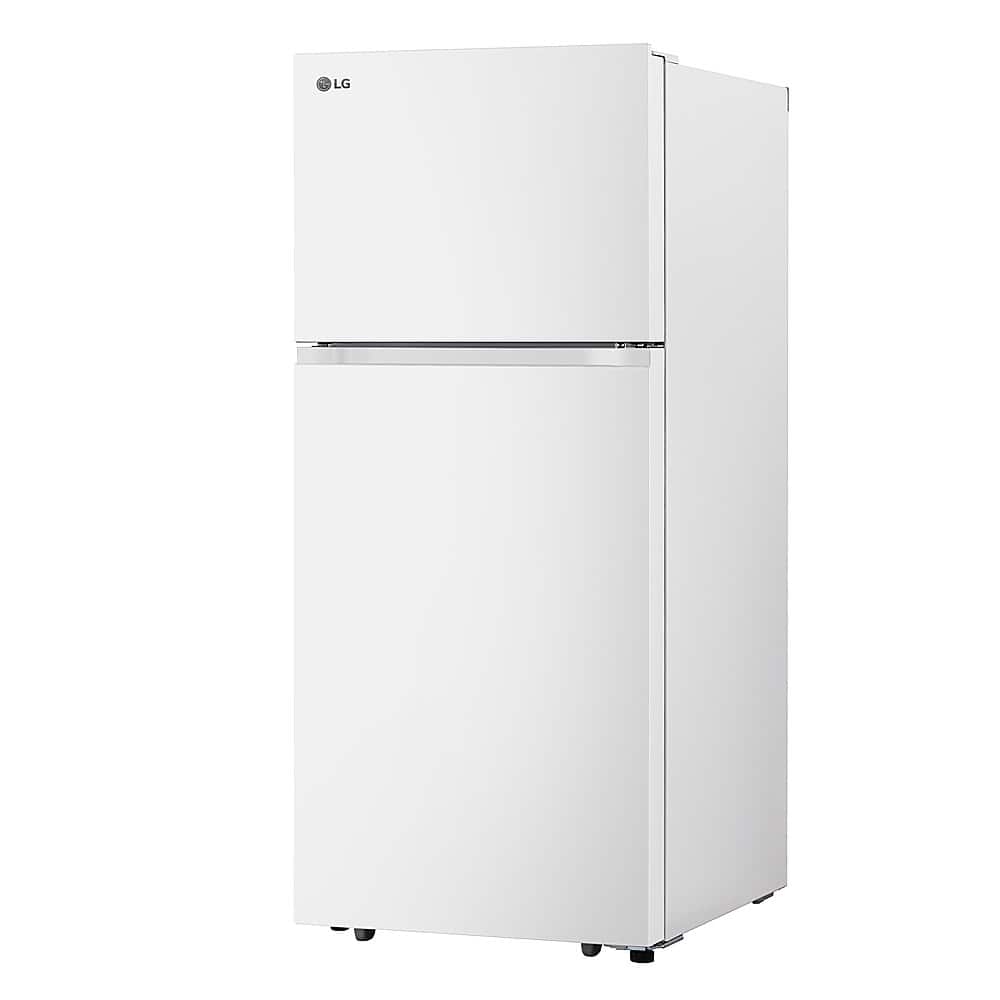 LG - 30-in Wide 17.5 Cu. Ft. Garage Ready Top Freezer Refrigerator with Reversible Doors - White