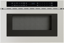 Zephyr - 1.2 cu. ft. Built-In Microwave Drawer with Sensor Cooking and Preset Cooking Options - Stainless Steel