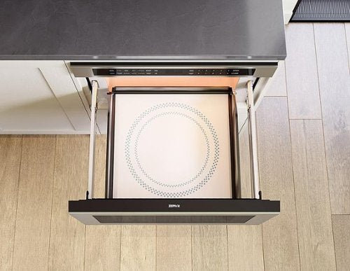 Zephyr - 1.2 cu. ft. Built-In Microwave Drawer with Sensor Cooking and Preset Cooking Options - Stainless Steel