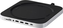 Satechi - Stand & Hub For Mac Mini / Studio With NVMe SSD Enclosure - Silver