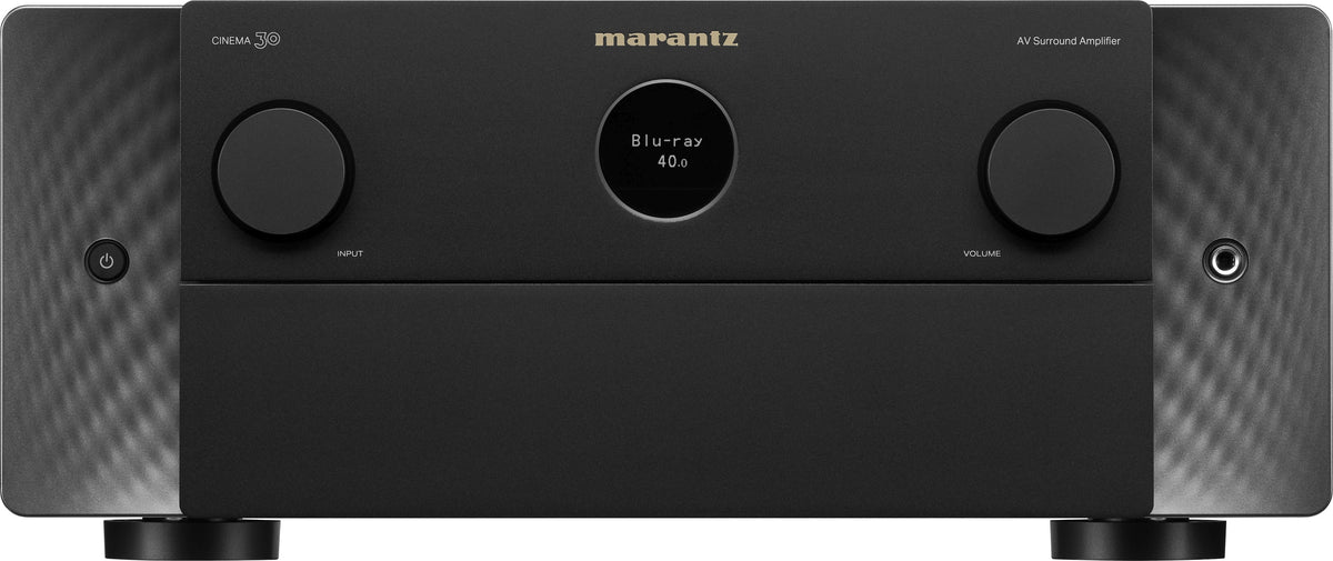 Marantz - Cinema 30 140W 11.4-Ch. Bluetooth Capable with HEOS 8K Ultra HD A/V Home Theater Receiver with Alexa - Black