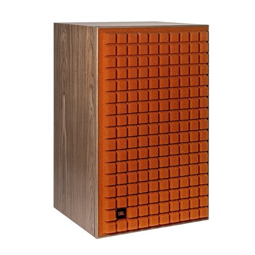 JBL - L100 Classic Mark II Orange Grille Loudspeaker (Each) - Walnut