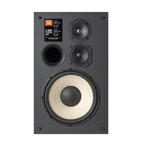 JBL - L100 Classic Mark II Orange Grille Loudspeaker (Each) - Walnut