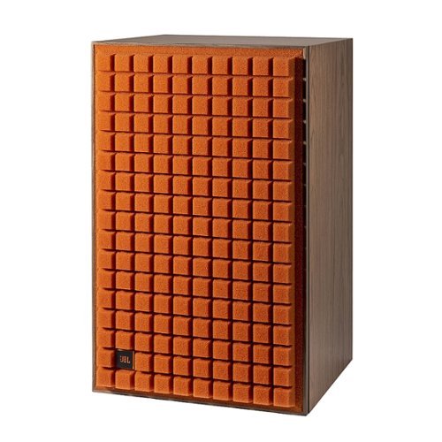 JBL - L100 Classic Mark II Orange Grille Loudspeaker (Each) - Walnut