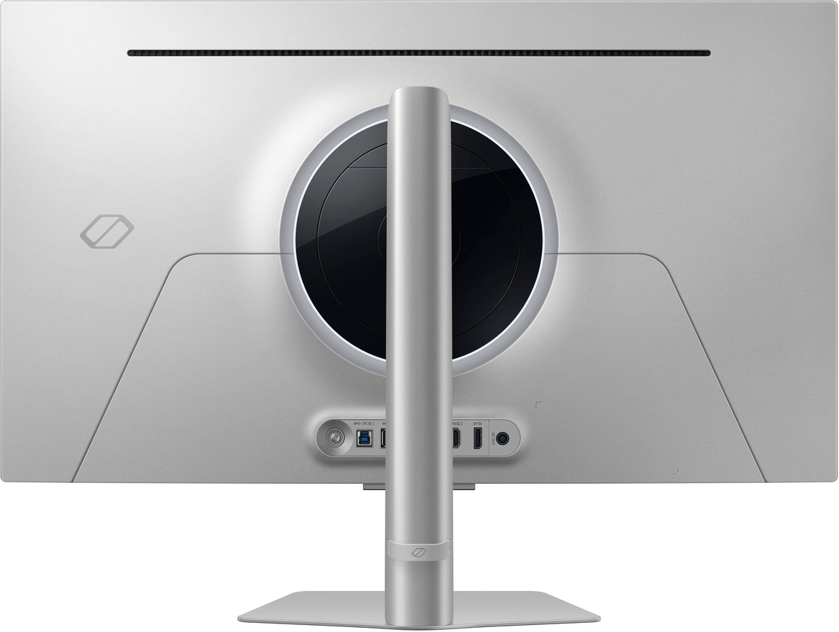 Samsung - 32" Odyssey OLED G8 (G80SD) 4K UHD 240Hz 0.03ms Smart Gaming Monitor with HDR - Silver