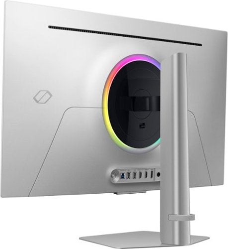 Samsung - 32" Odyssey OLED G8 (G80SD) 4K UHD 240Hz 0.03ms Smart Gaming Monitor with HDR - Silver