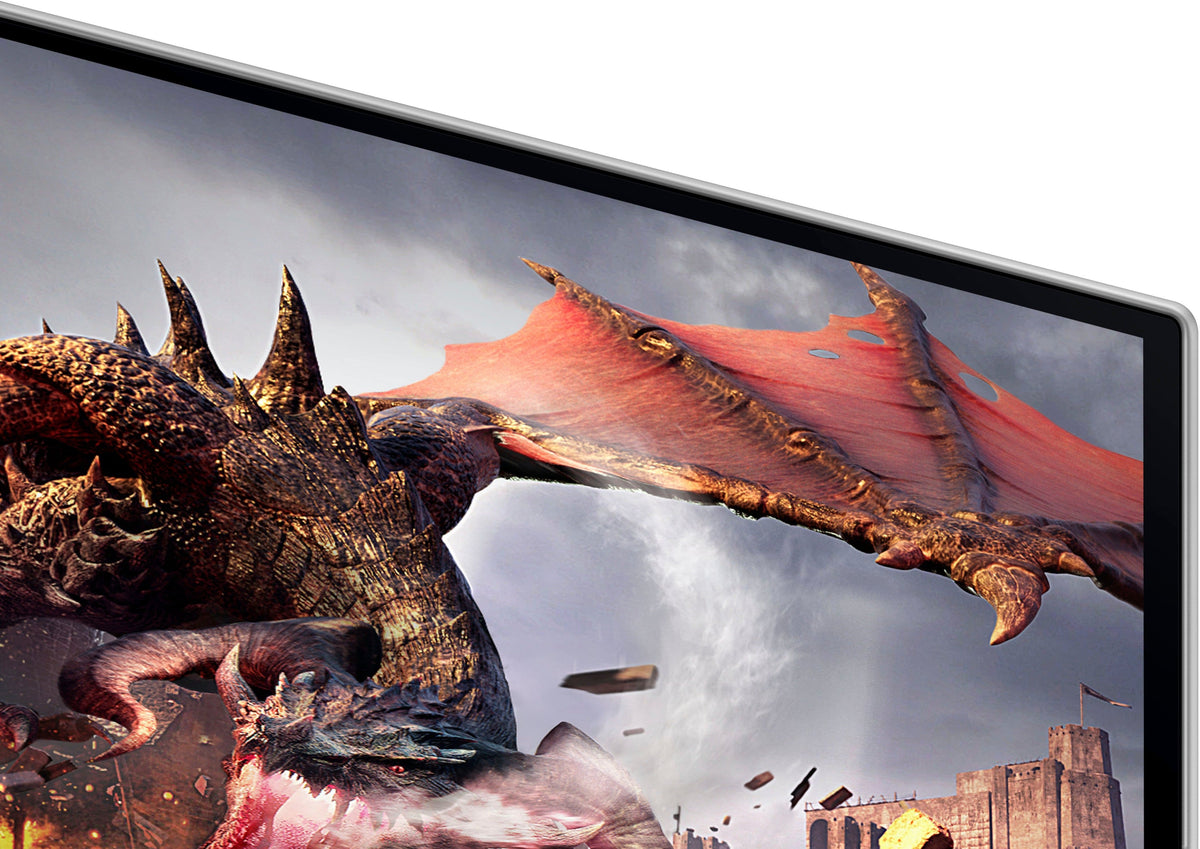 Samsung - 32" Odyssey OLED G8 (G80SD) 4K UHD 240Hz 0.03ms Smart Gaming Monitor with HDR - Silver