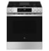 GE - 30 in. Wide 5 Burners 5.3 Cu. Ft. Slide-In Gas Convection Range with Steam Cleaning and EasyWash Tray - Stainless Steel