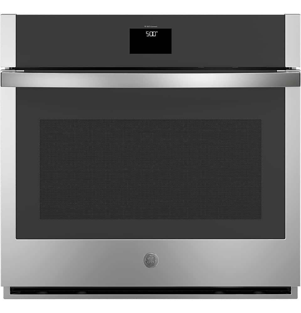GE - 30" Built-In Single Electric Convection Wall Oven with No Preheat Air Fry - Stainless Steel
