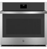 GE - 30" Built-In Single Electric Convection Wall Oven with No Preheat Air Fry - Stainless Steel