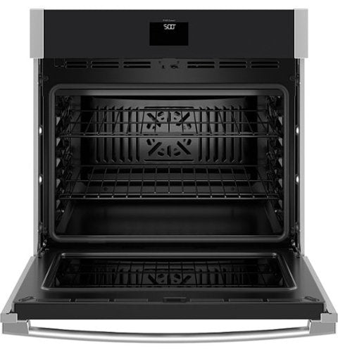 GE - 30" Built-In Single Electric Convection Wall Oven with No Preheat Air Fry - Stainless Steel